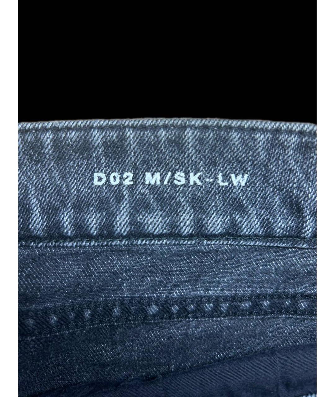 SAINT LAURENT Черные хлопковые джинсы скинни, фото 5