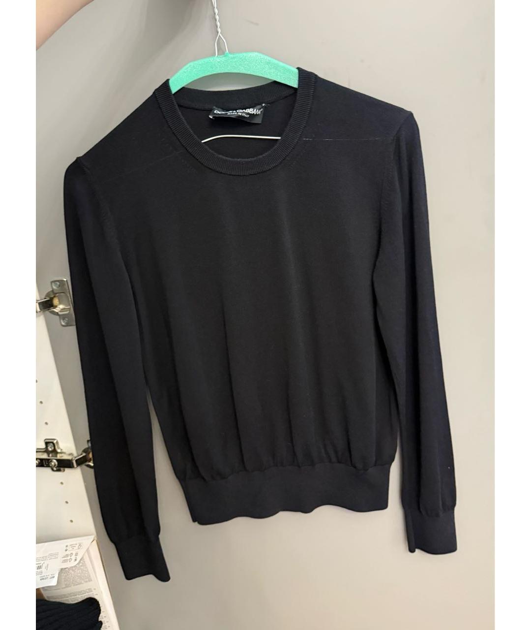 DOLCE&GABBANA Черная вискозная водолазка, фото 8