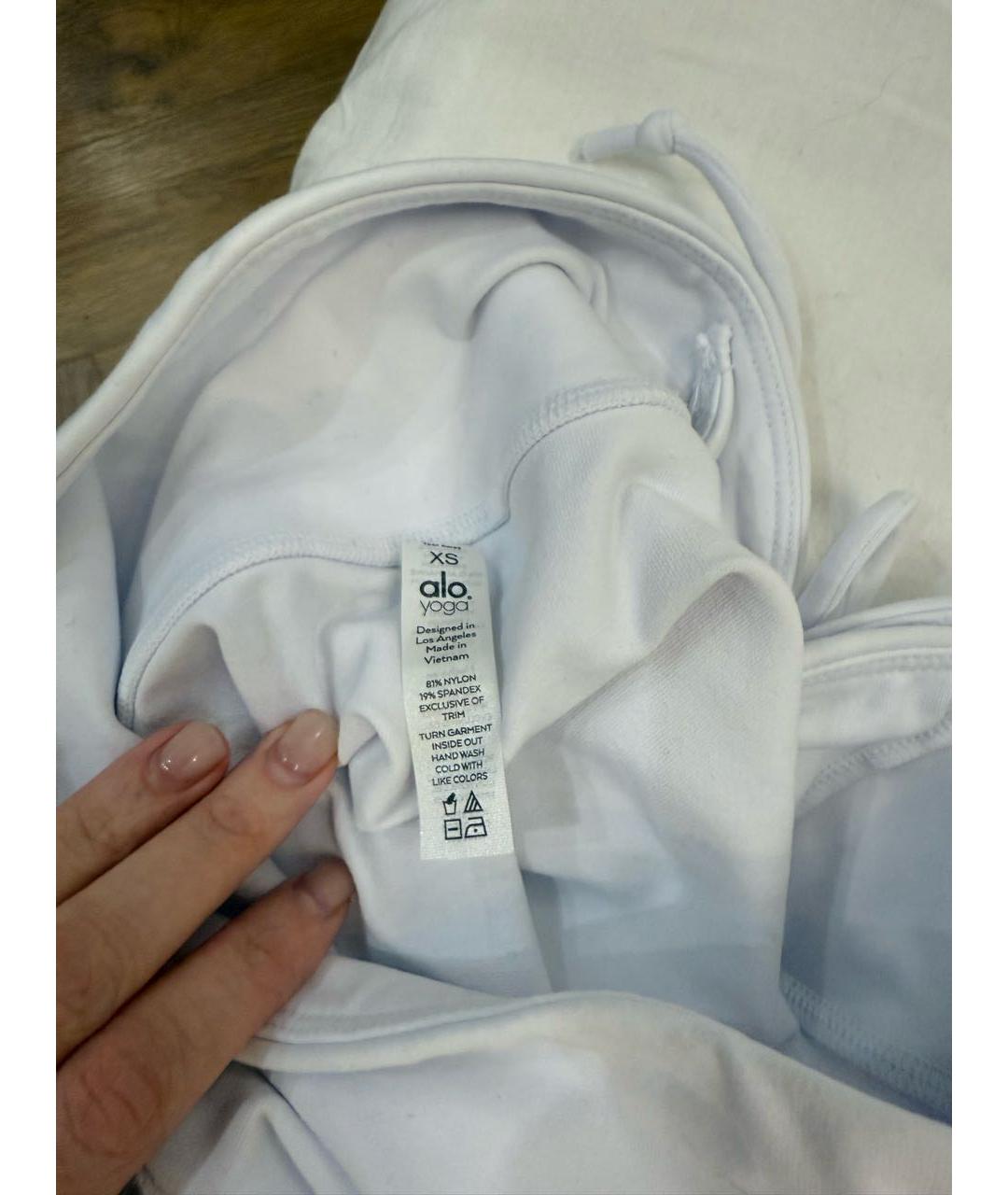 ALO YOGA Белые спортивные брюки и шорты, фото 3