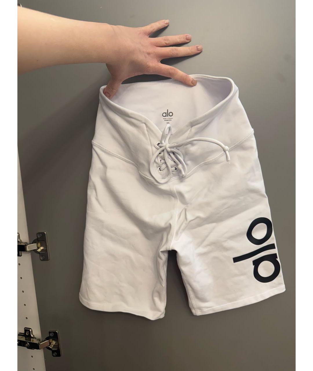 ALO YOGA Белые спортивные брюки и шорты, фото 4