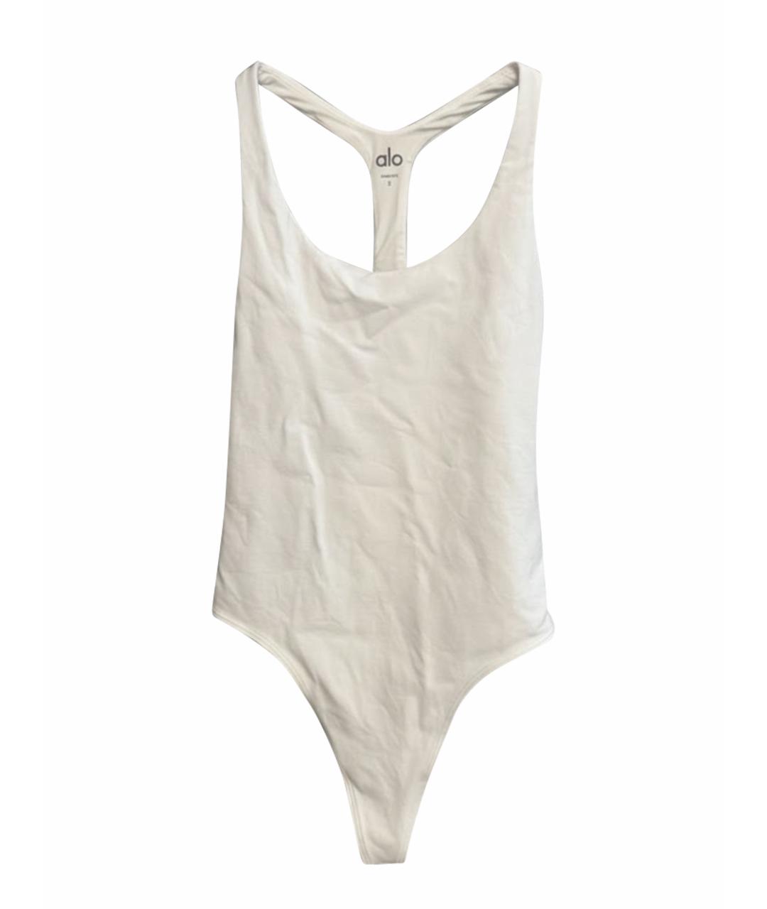 ALO YOGA Белая майка, фото 1