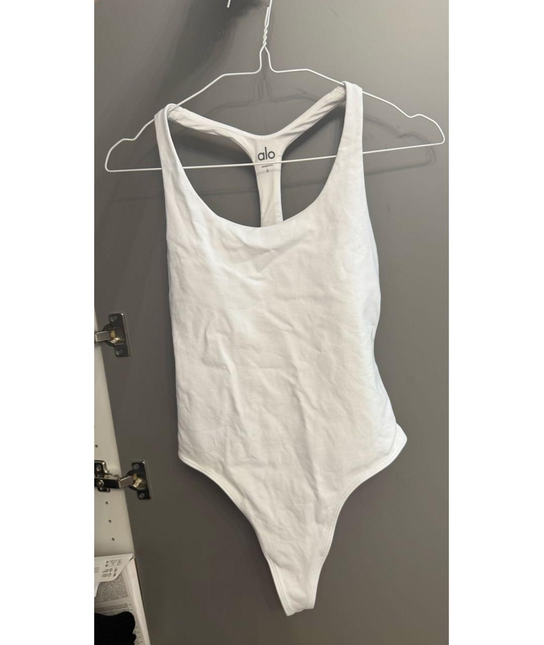 ALO YOGA Белая майка, фото 6