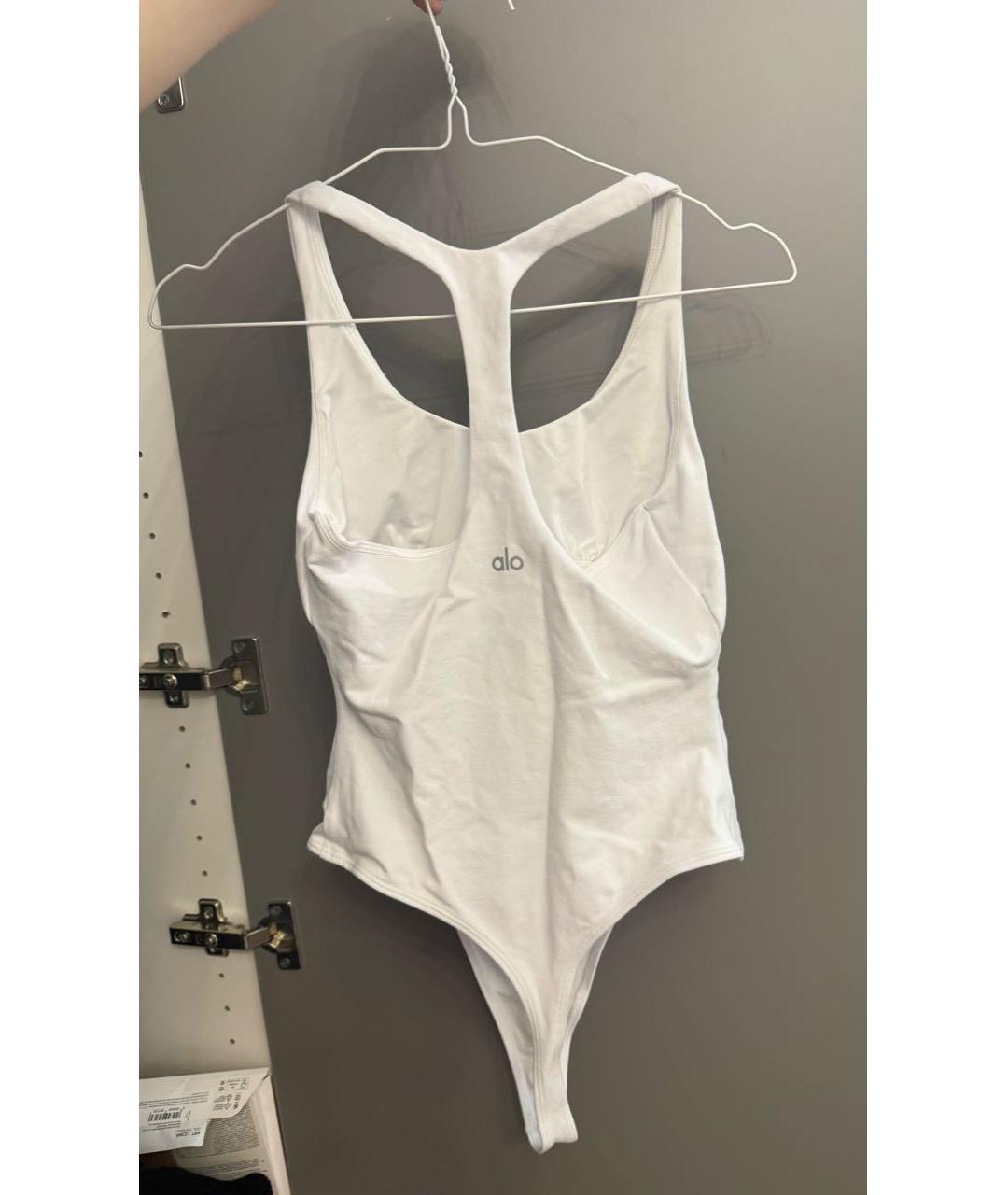 ALO YOGA Белая майка, фото 2