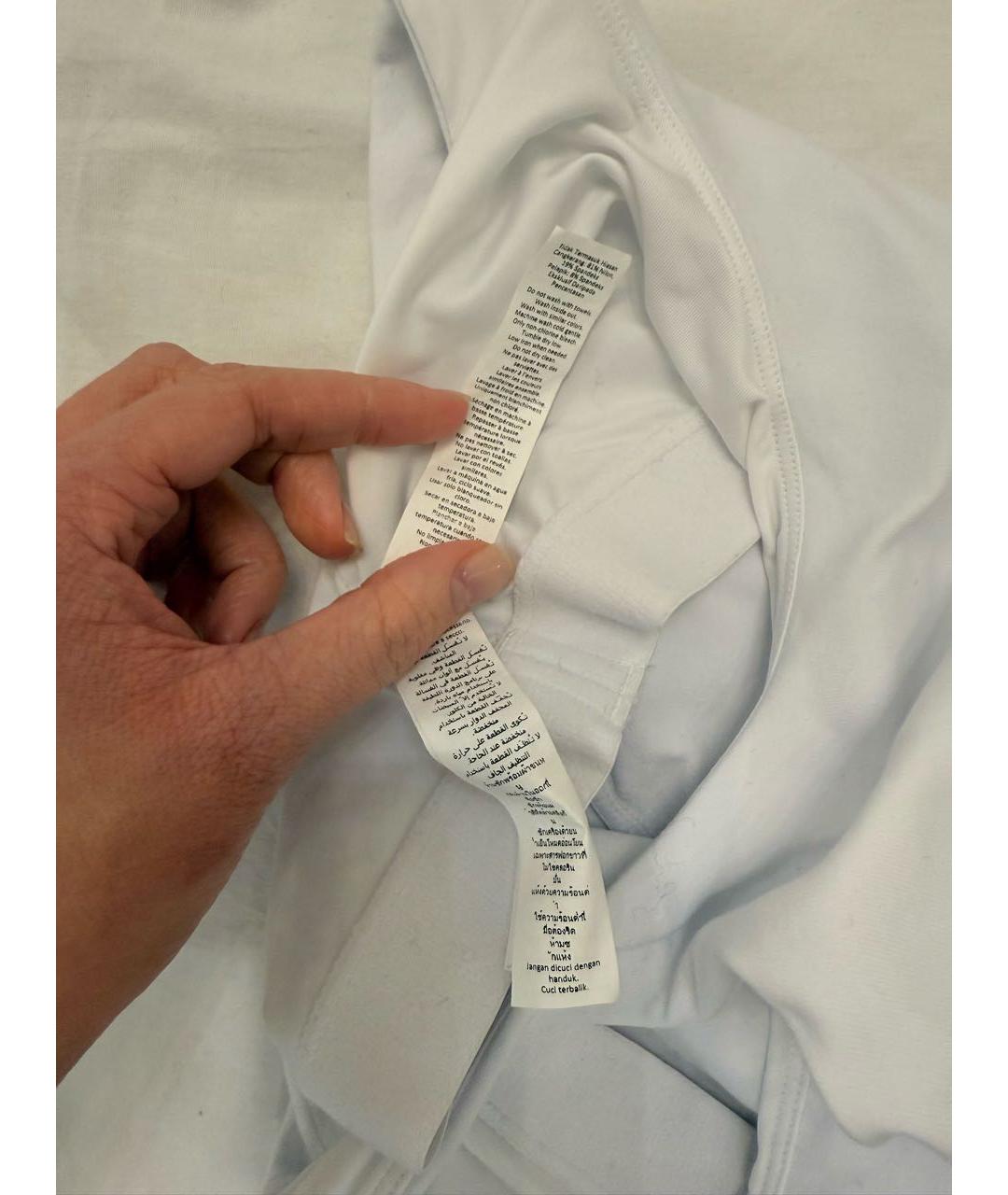 ALO YOGA Белая майка, фото 5