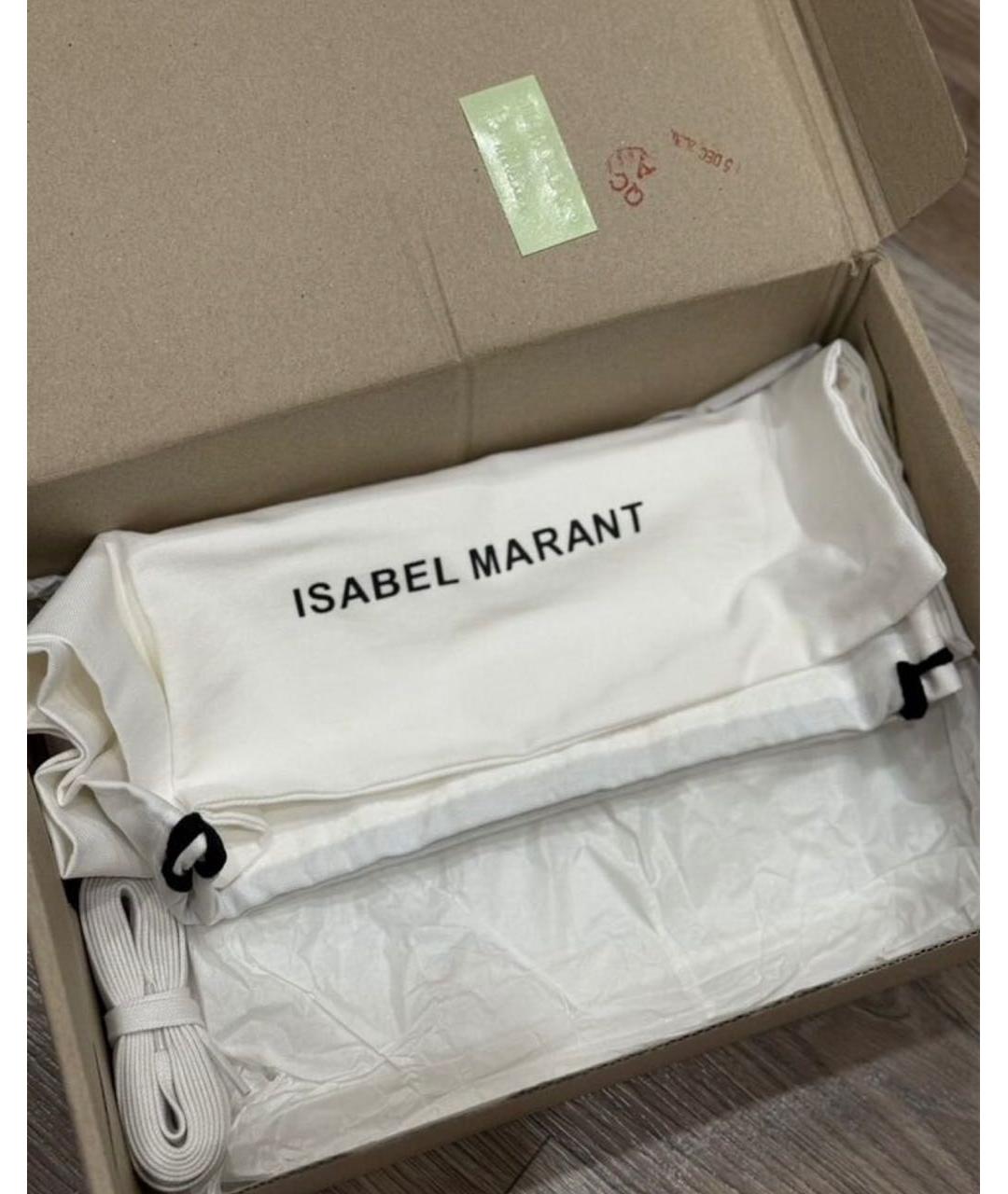 ISABEL MARANT Розовые текстильные кеды, фото 6