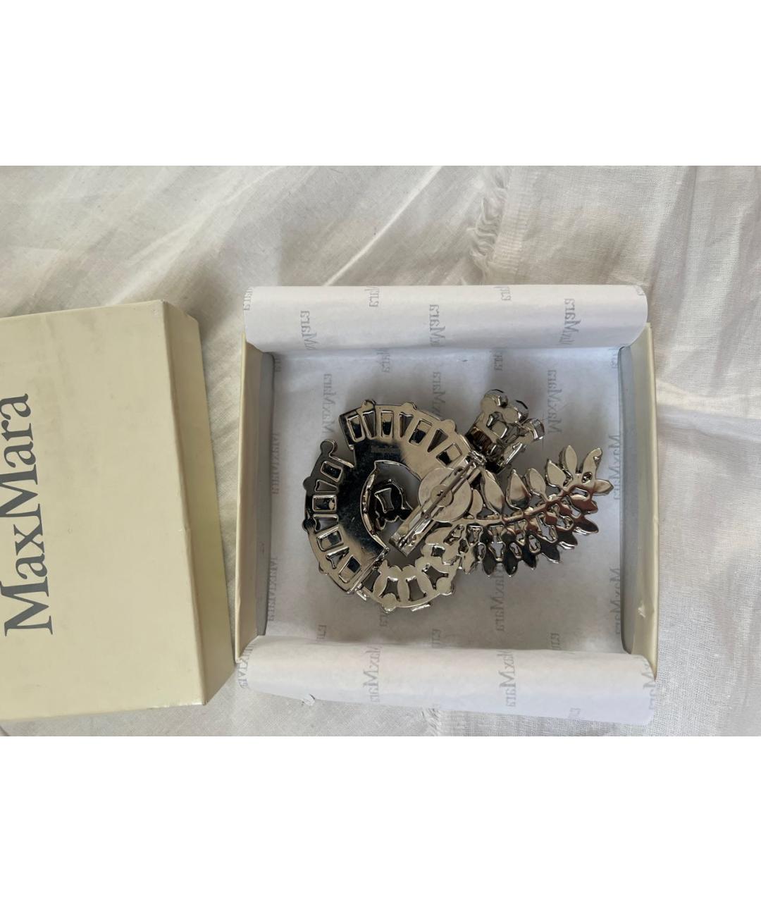 MAX MARA Серебряная булавка / брошь из желтого золота, фото 4