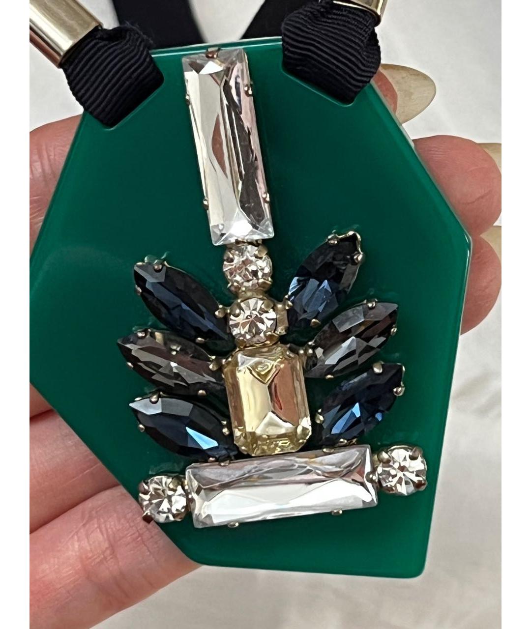 PINKO Зеленые колье, фото 4