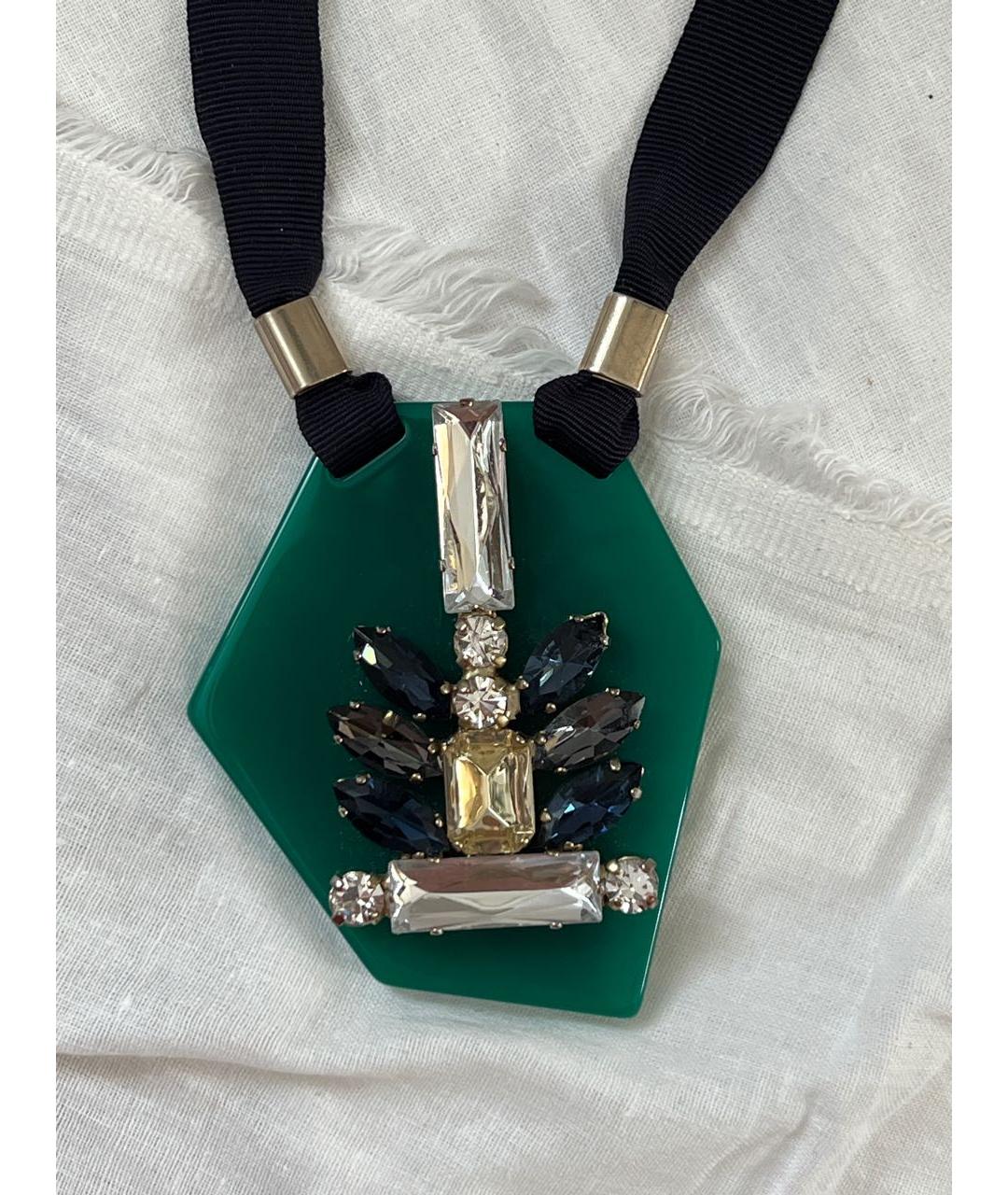 PINKO Зеленые колье, фото 3