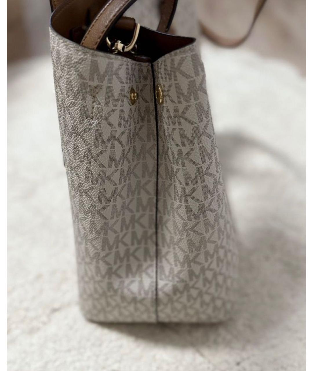 MICHAEL KORS Бежевая сумка тоут, фото 4