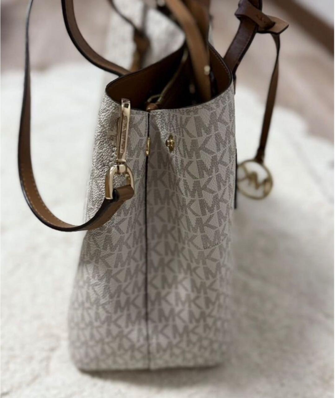 MICHAEL KORS Бежевая сумка тоут, фото 5