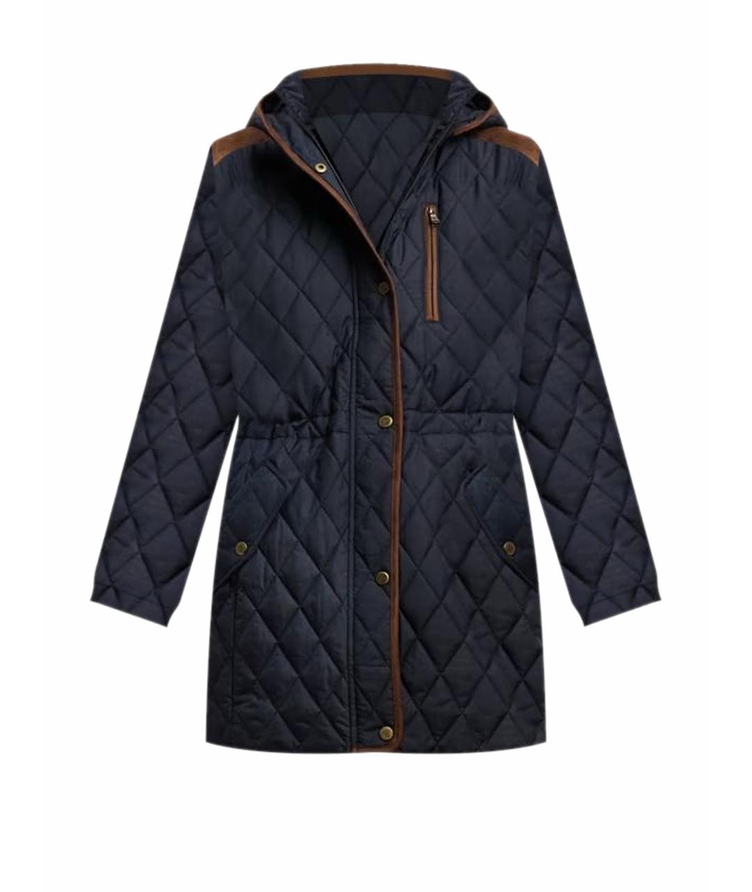 RALPH LAUREN Темно-синяя полиэстеровая парка, фото 1