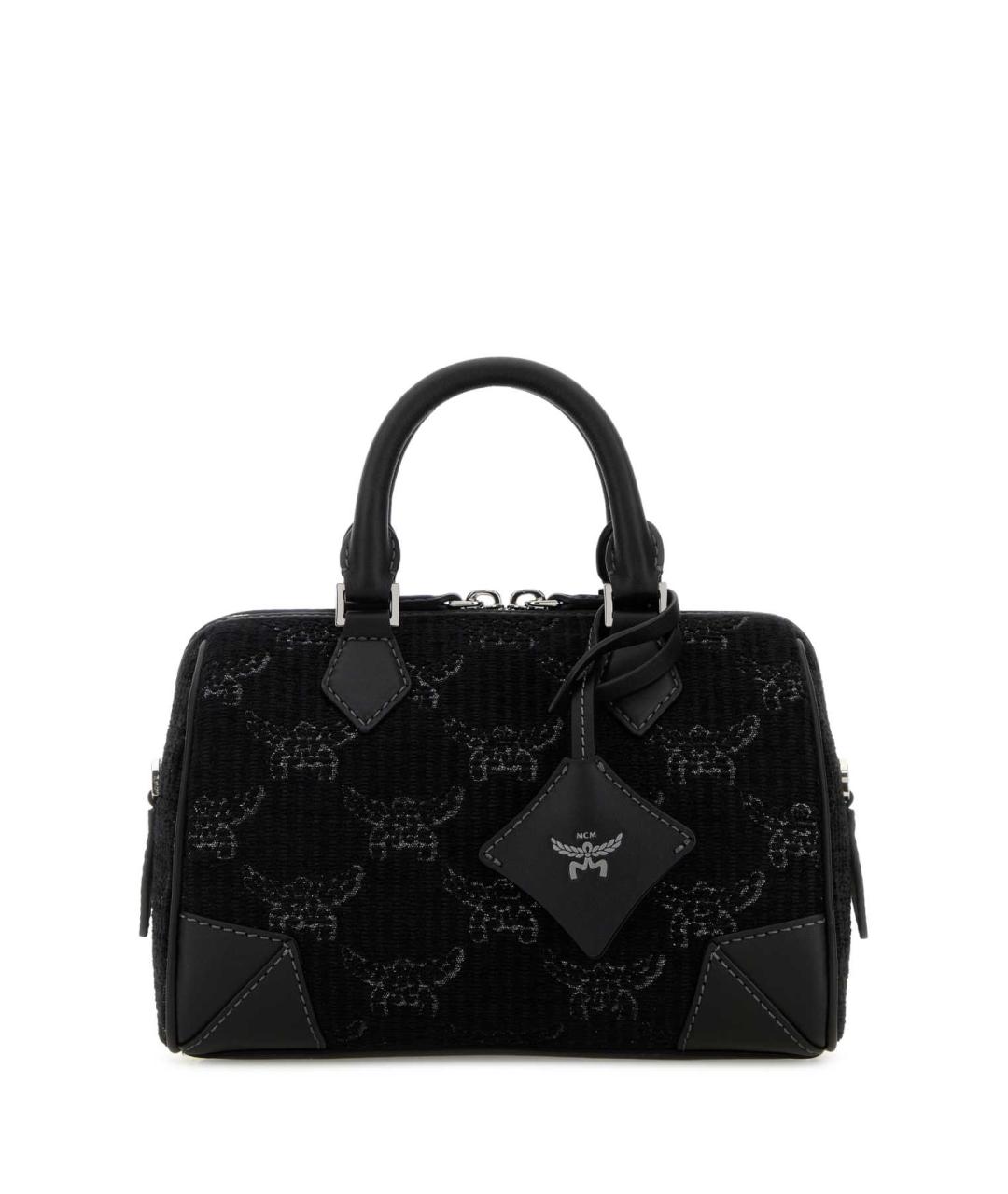 MCM Черная тканевая сумка тоут, фото 1