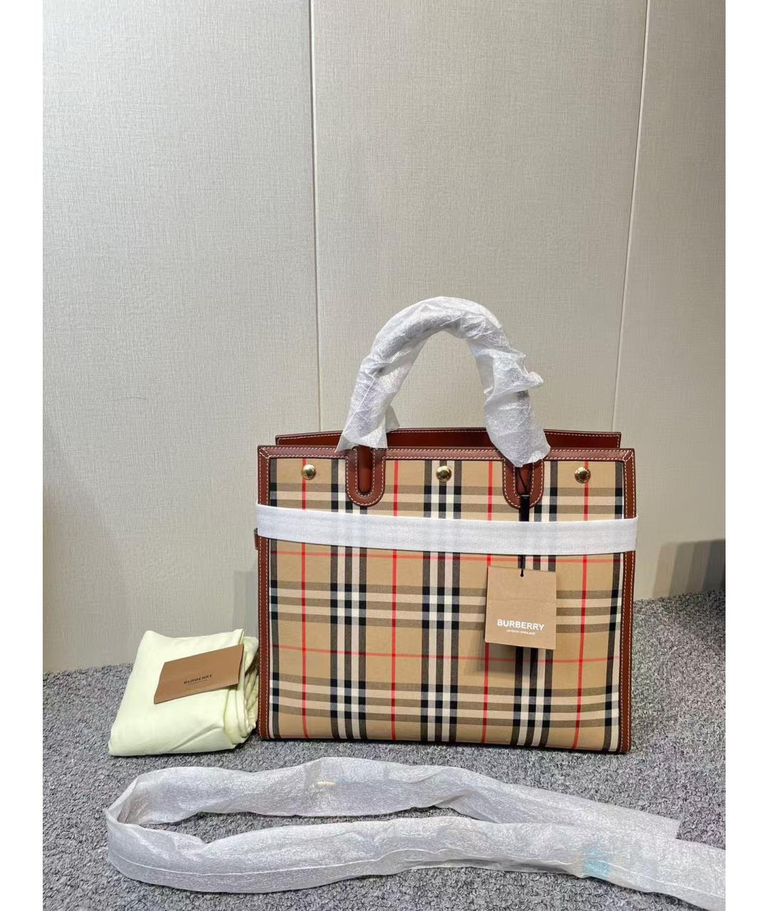 BURBERRY Мульти сумка тоут, фото 3