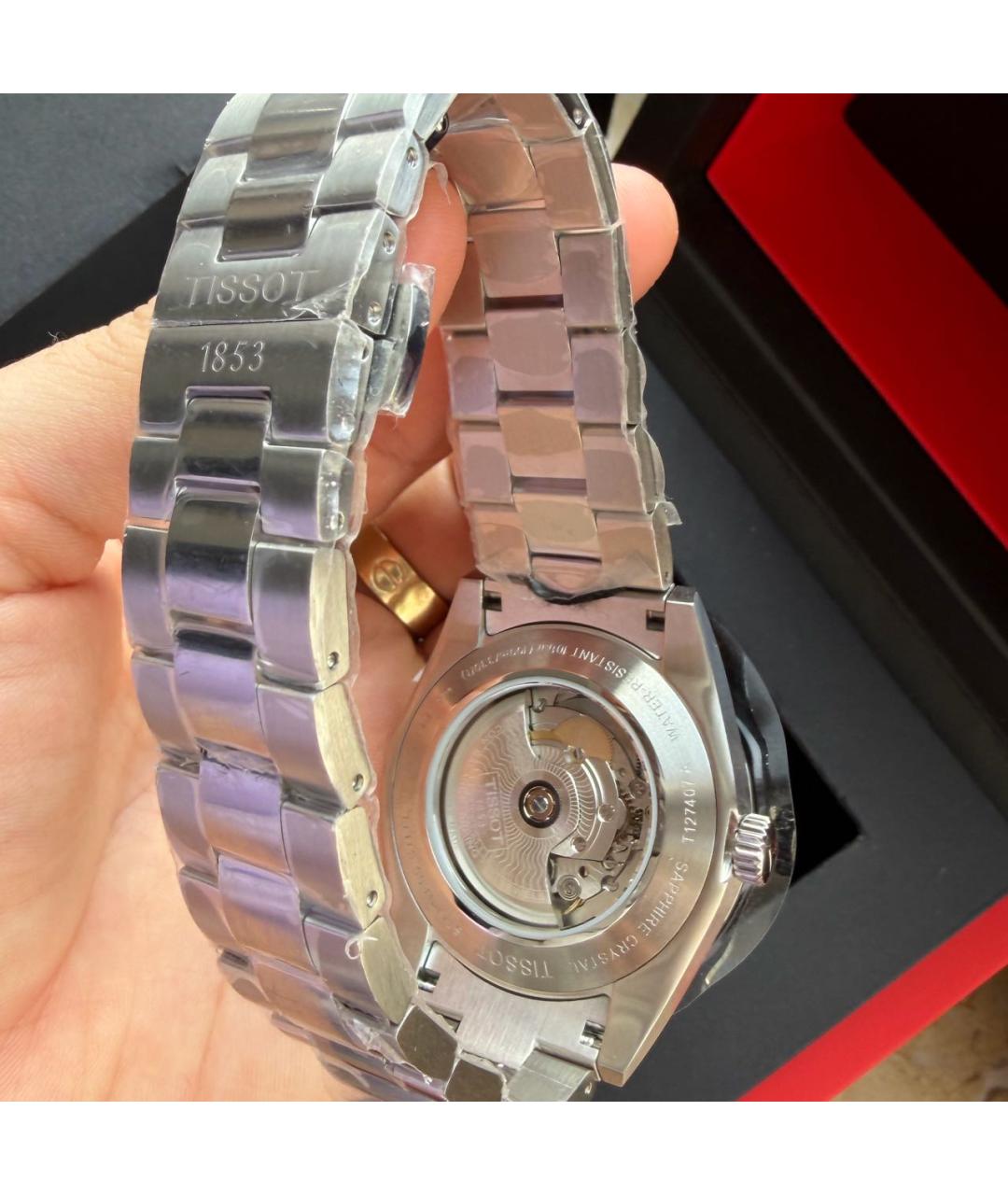 TISSOT Синие стальные часы, фото 3