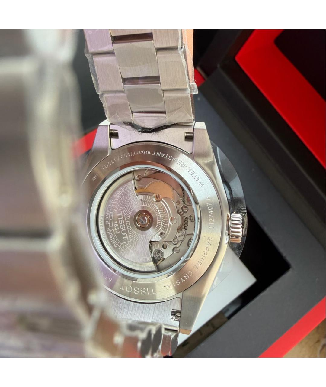 TISSOT Синие стальные часы, фото 2