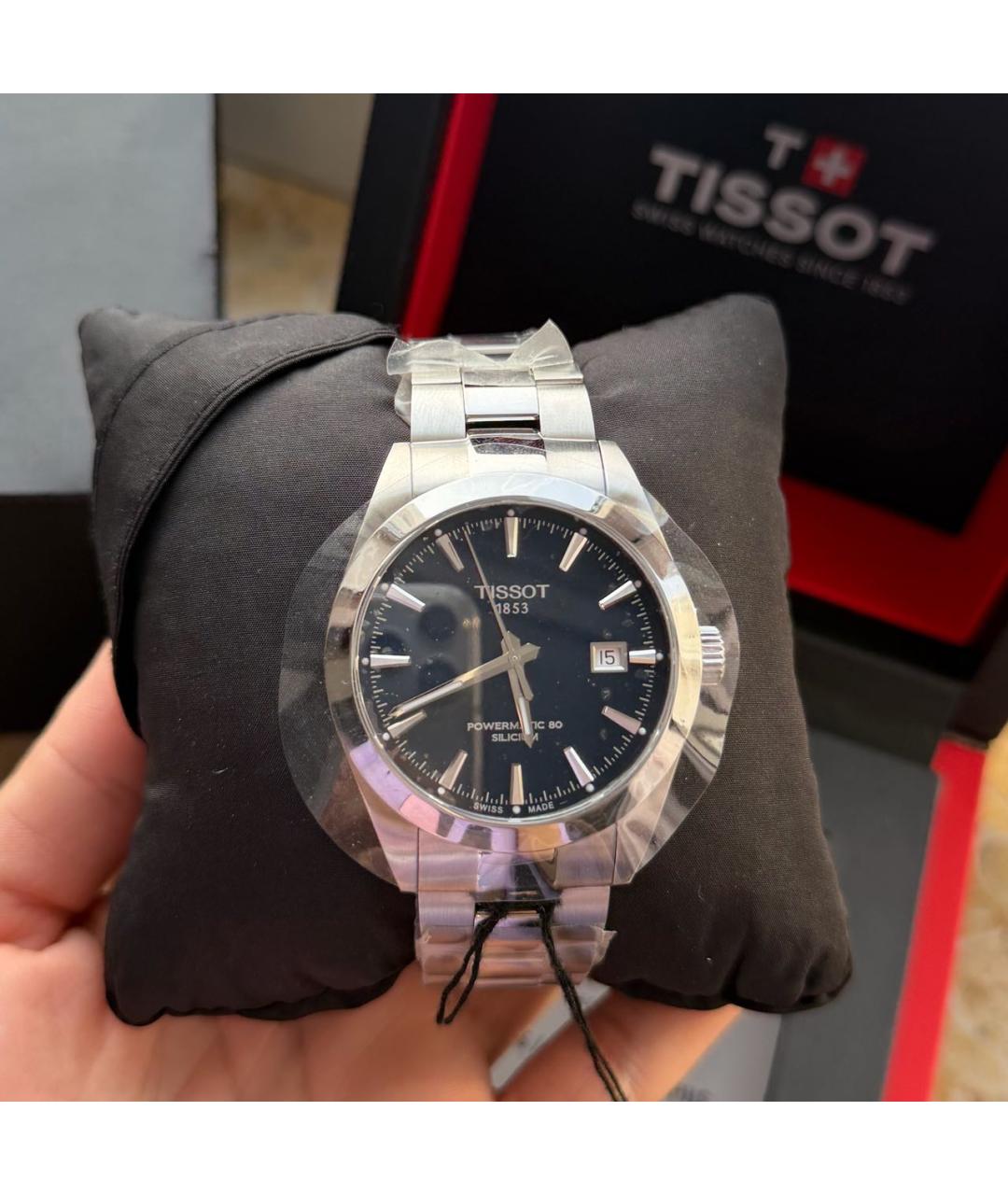 TISSOT Синие стальные часы, фото 4