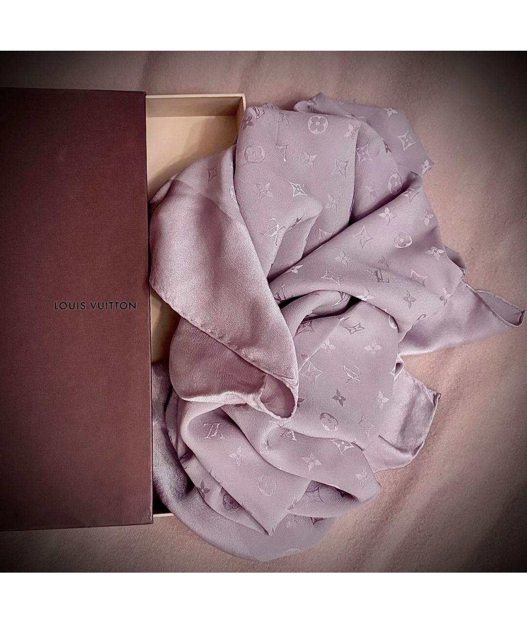 LOUIS VUITTON Шелковый платок, фото 4