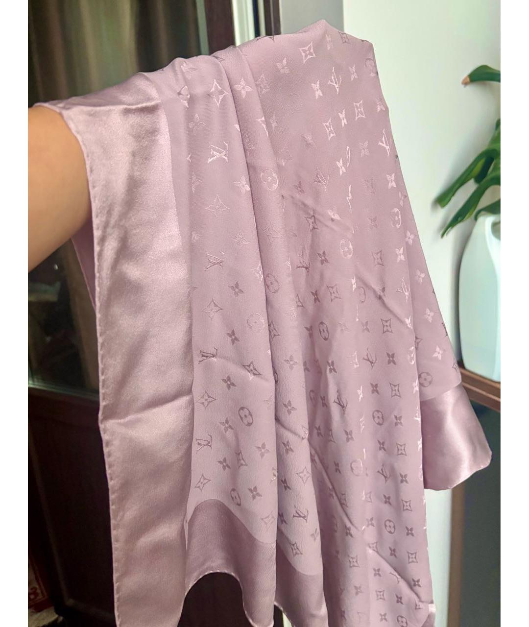 LOUIS VUITTON Шелковый платок, фото 5