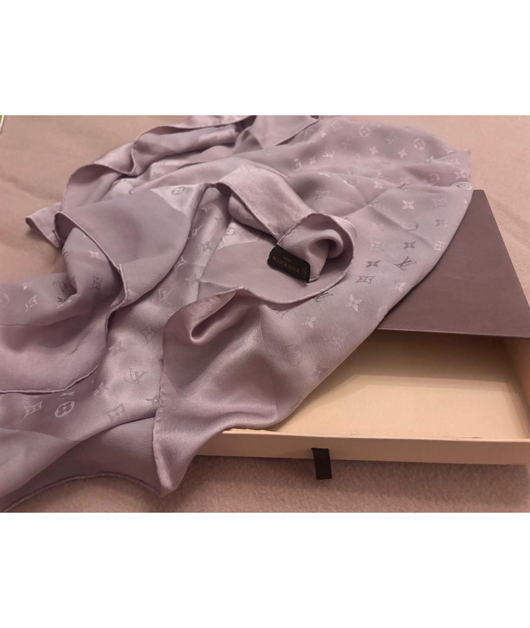 LOUIS VUITTON Шелковый платок, фото 6