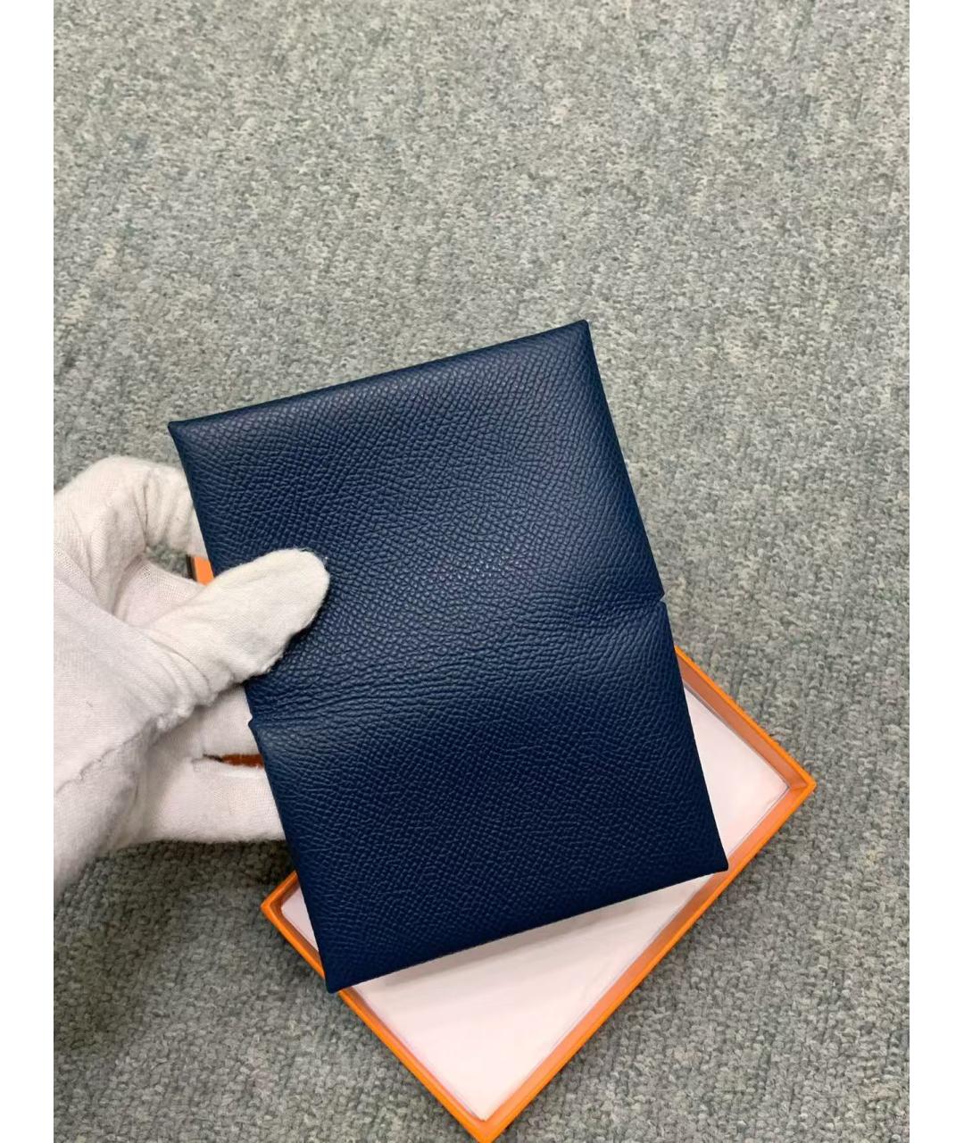 HERMES Голубой кардхолдер, фото 4