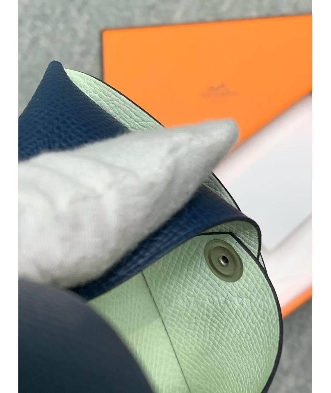 HERMES Голубой кардхолдер, фото 5