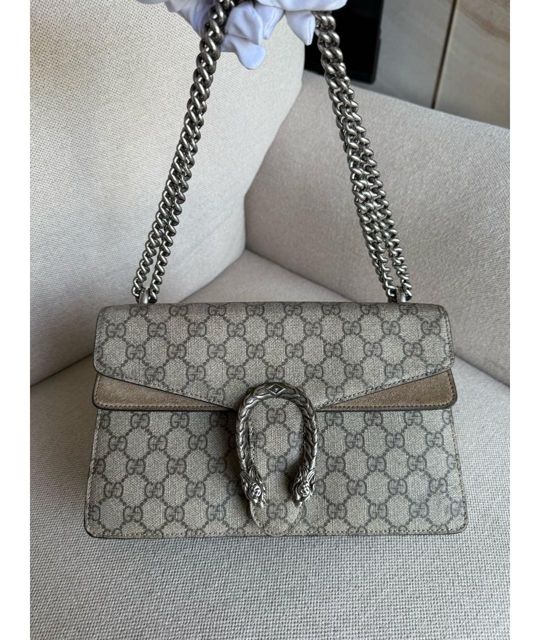 GUCCI Бежевая сумка через плечо, фото 3