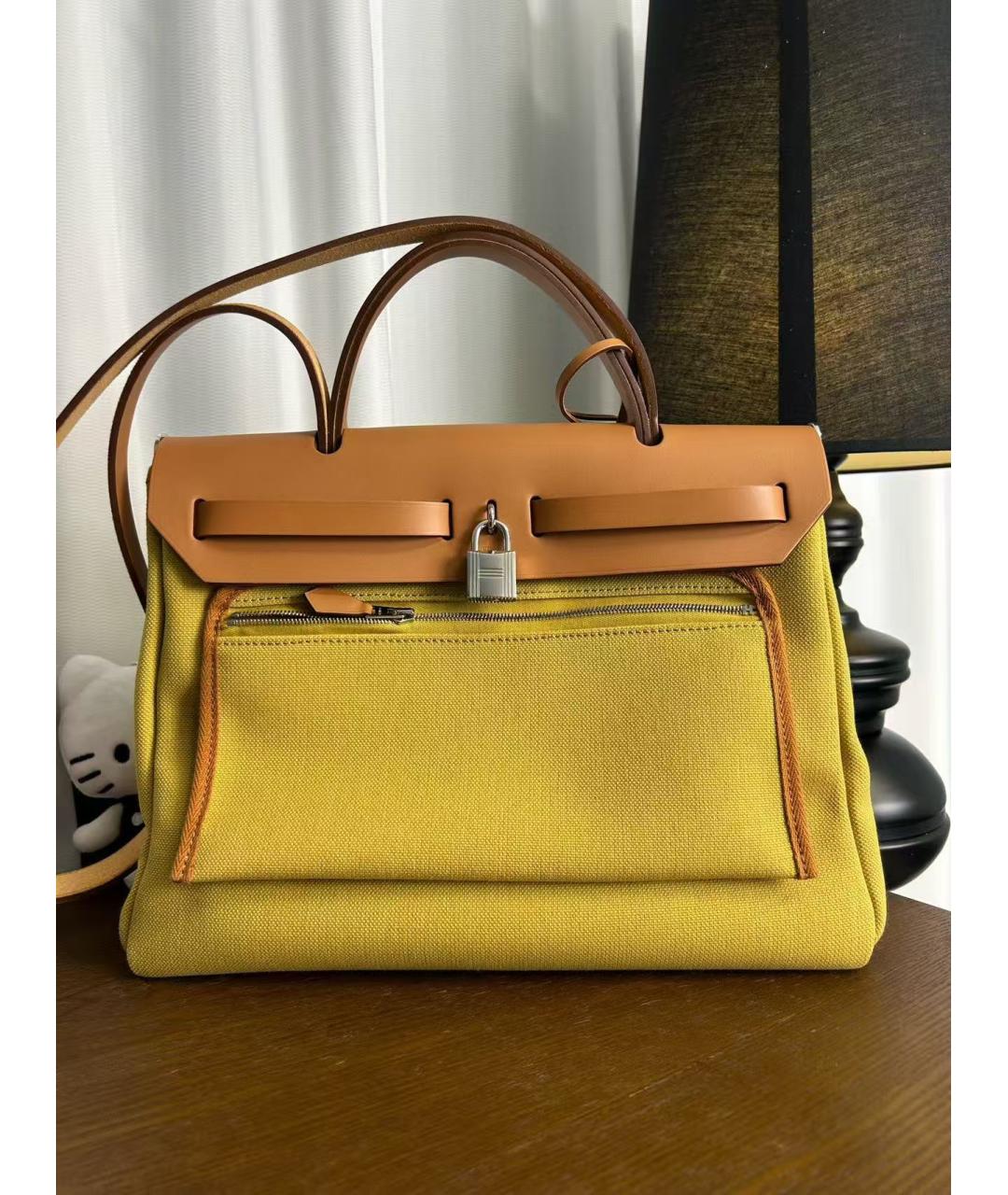 HERMES Кожаная сумка с короткими ручками, фото 2