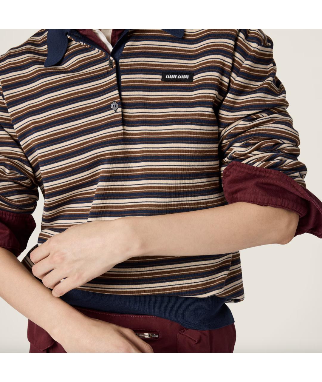 MIU MIU Мульти шерстяной джемпер / свитер, фото 4