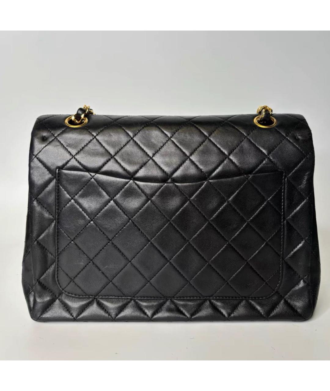 CHANEL Черная кожаная сумка через плечо, фото 2