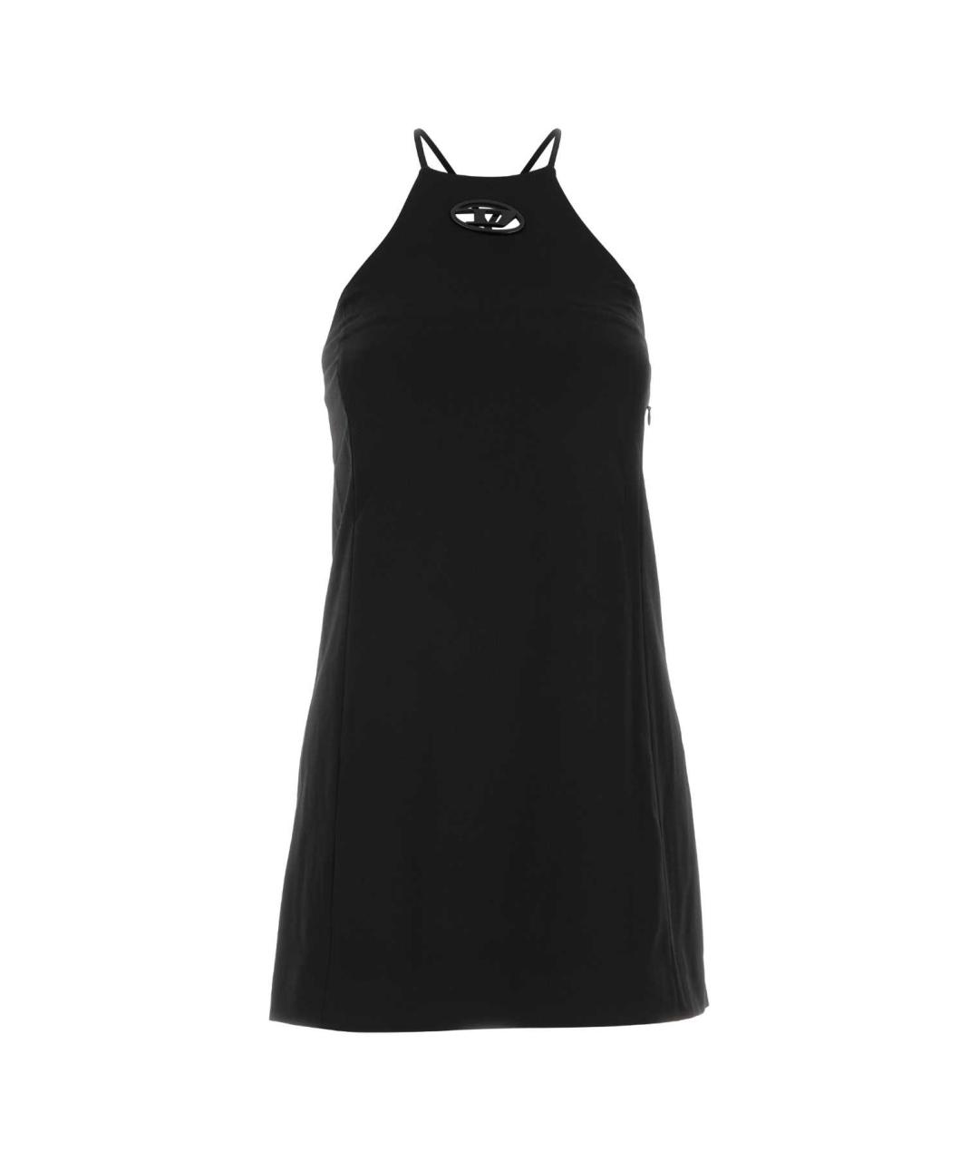 DIESEL Черное полиэстеровое повседневное платье, фото 1