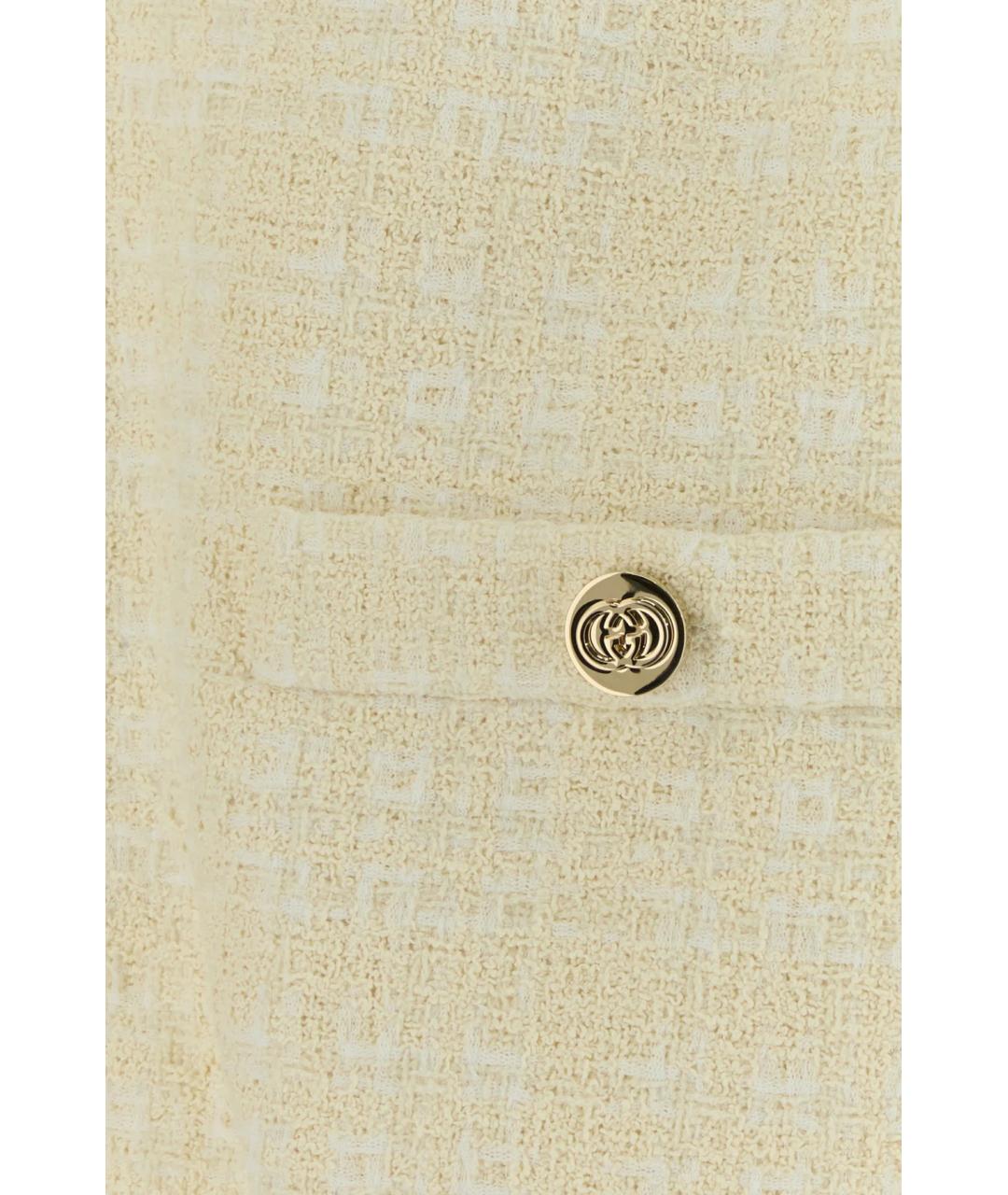 GUCCI Бежевая хлопковая куртка, фото 3