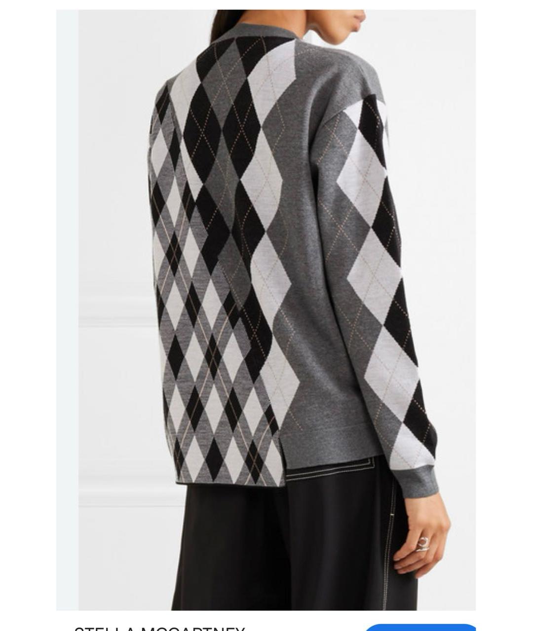 STELLA MCCARTNEY Серый шерстяной джемпер / свитер, фото 8