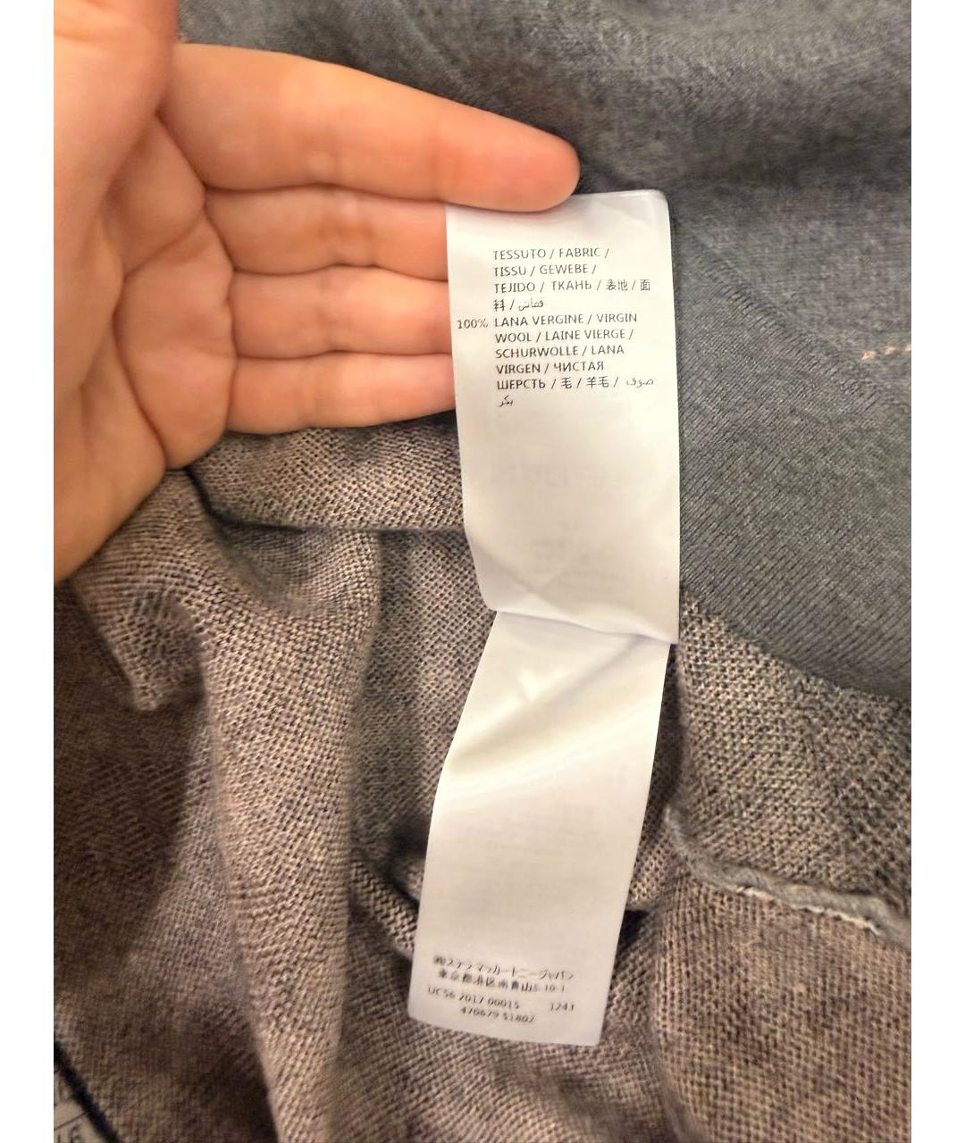 STELLA MCCARTNEY Серый шерстяной джемпер / свитер, фото 4