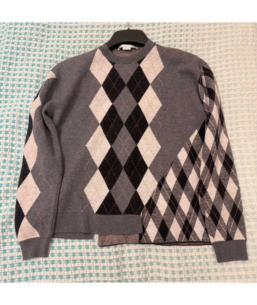 STELLA MCCARTNEY Серый шерстяной джемпер / свитер, фото 2