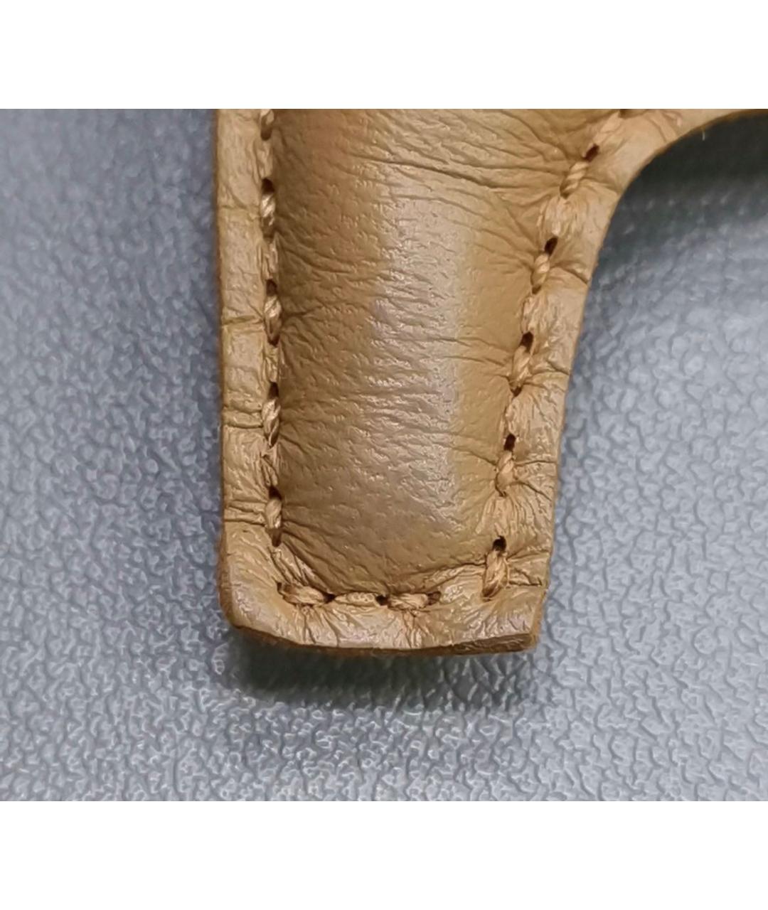 HERMES Коричневый брелок, фото 4