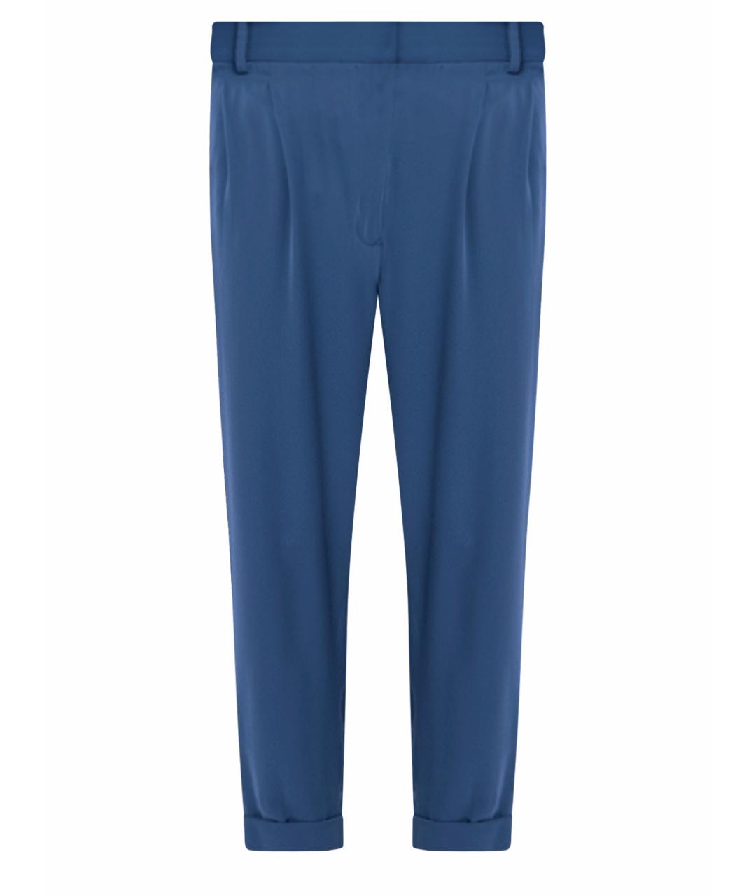 MM6 MAISON MARGIELA Синие прямые брюки, фото 1