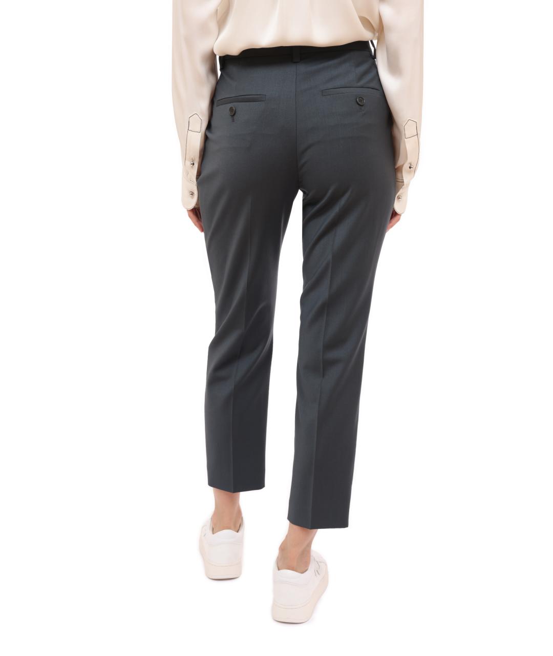 THEORY Синие прямые брюки, фото 4