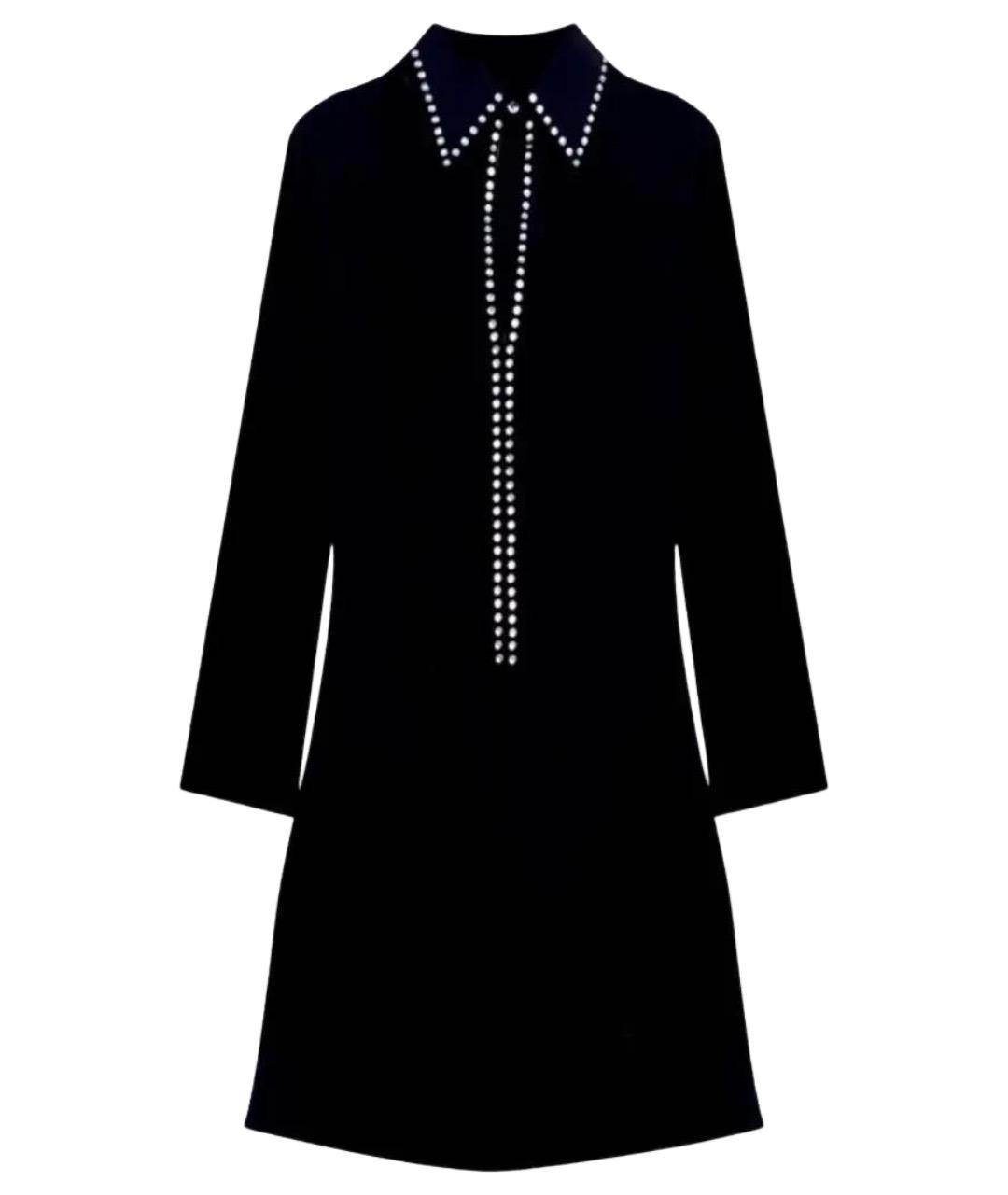 VICTORIA BECKHAM Темно-синее повседневное платье, фото 1