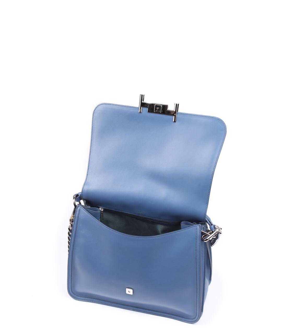 TOD'S Синяя кожаная сумка через плечо, фото 4