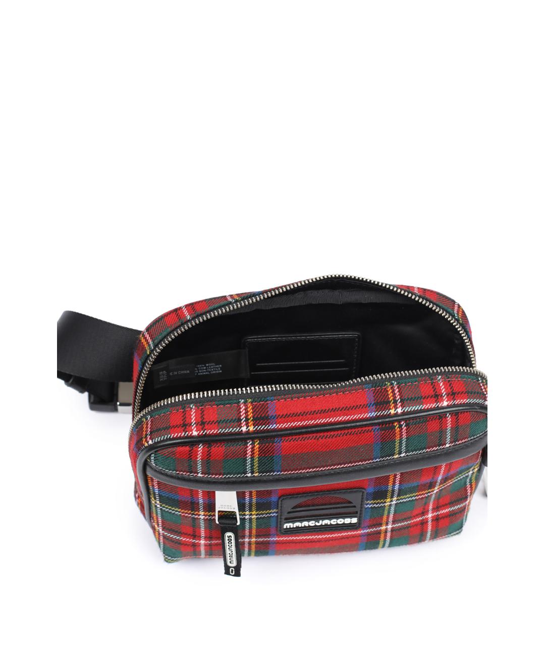 MARC JACOBS Красная тканевая поясная сумка, фото 4