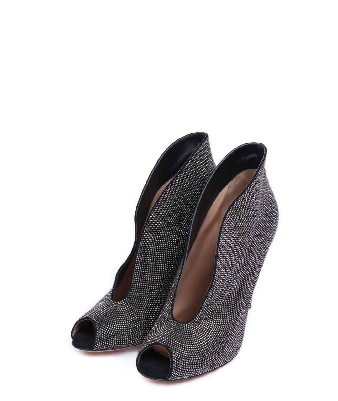 GIANVITO ROSSI Серебряные ботильоны, фото 2