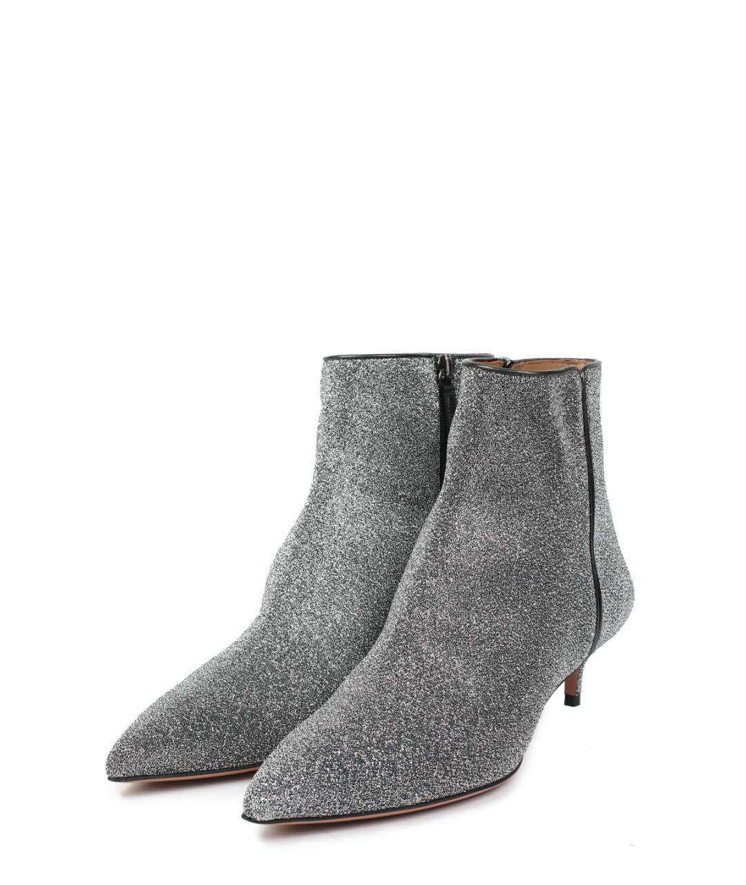 AQUAZZURA Серебряные ботильоны, фото 2