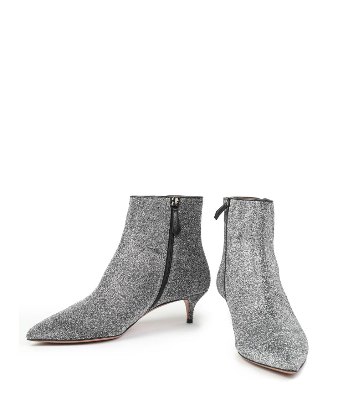 AQUAZZURA Серебряные ботильоны, фото 3