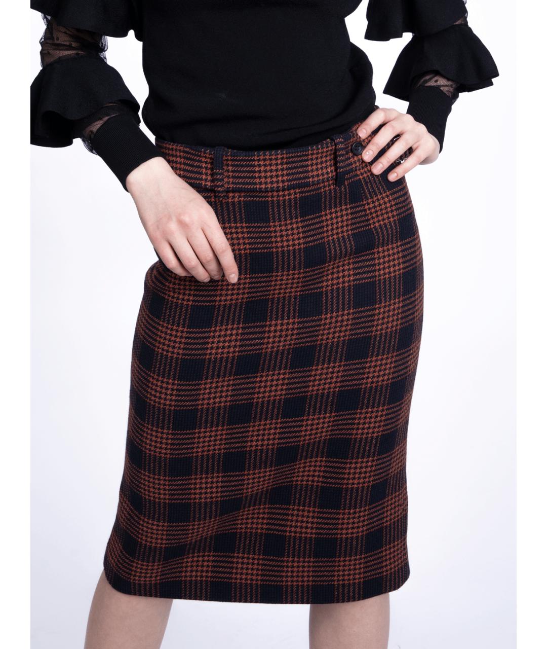 VALENTINO Мульти юбка миди, фото 5