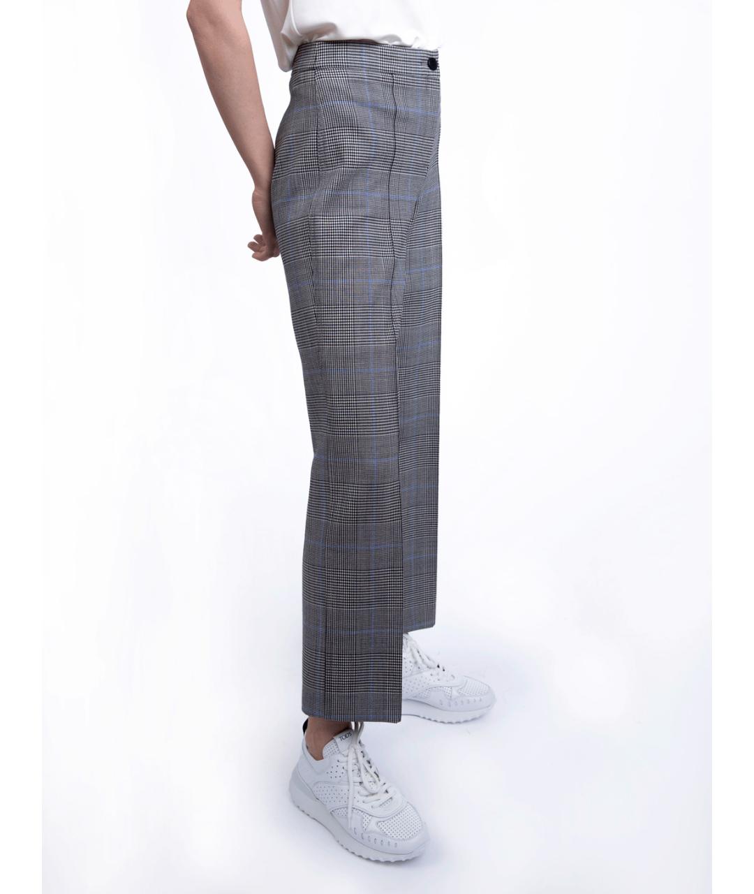 THEORY Серые прямые брюки, фото 3