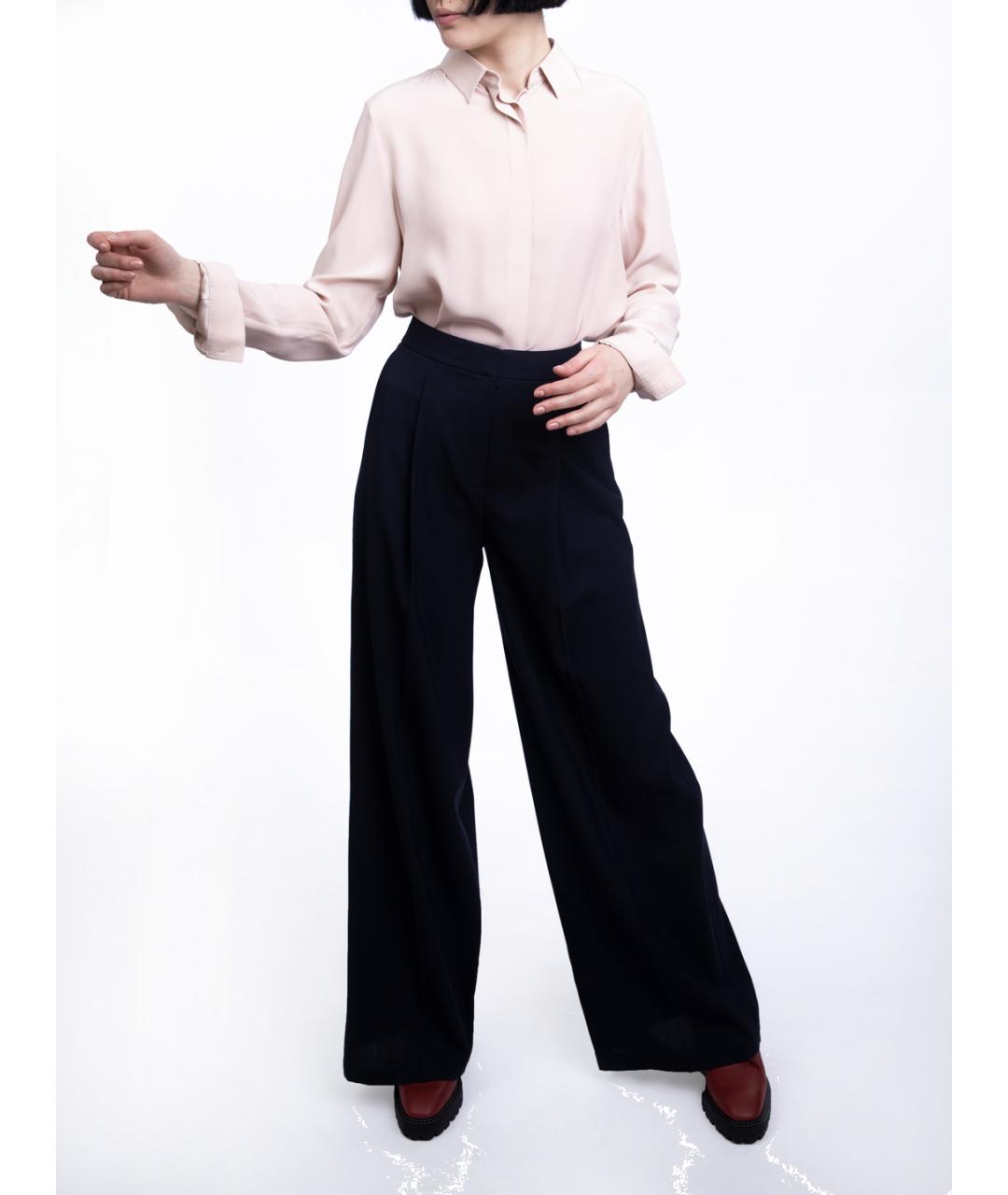 THEORY Синие прямые брюки, фото 3