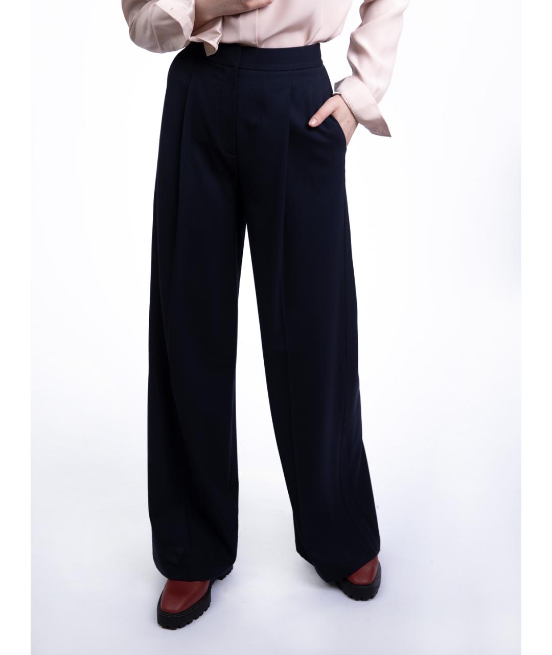 THEORY Синие прямые брюки, фото 5