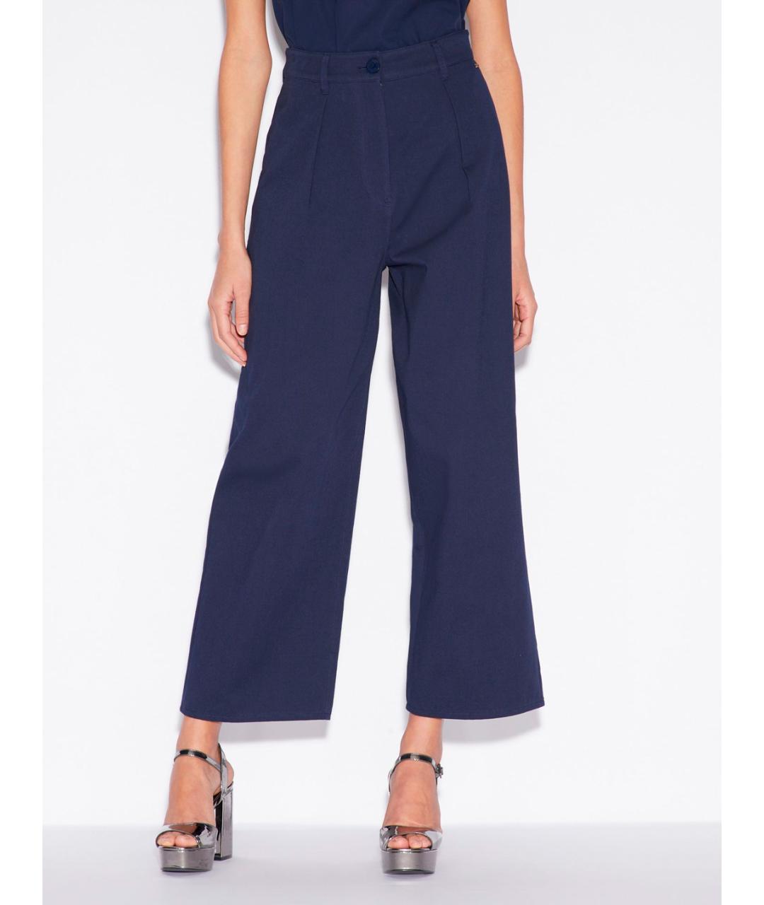 ARMANI EXCHANGE Синие прямые брюки, фото 4