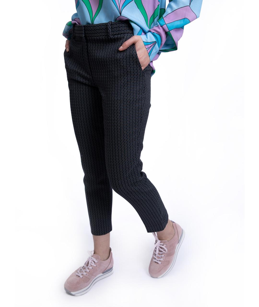 THEORY Синие прямые брюки, фото 3