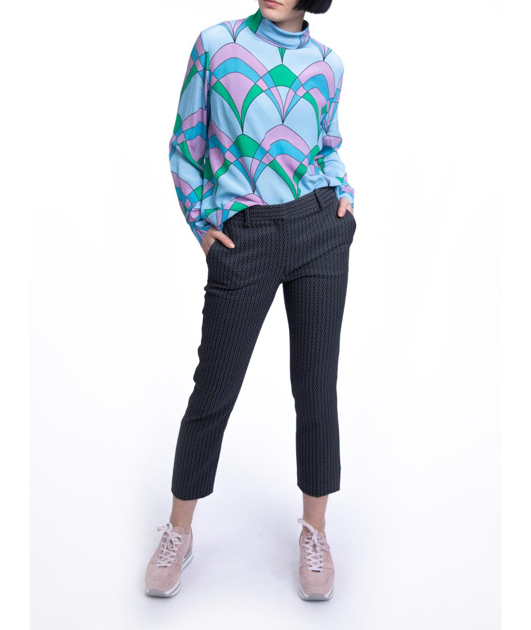 THEORY Синие прямые брюки, фото 5